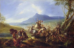 Escena de batalla, antes de 1680